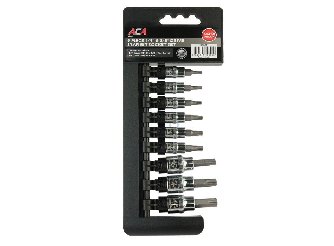 Star Bit Socket Set 9 Piece