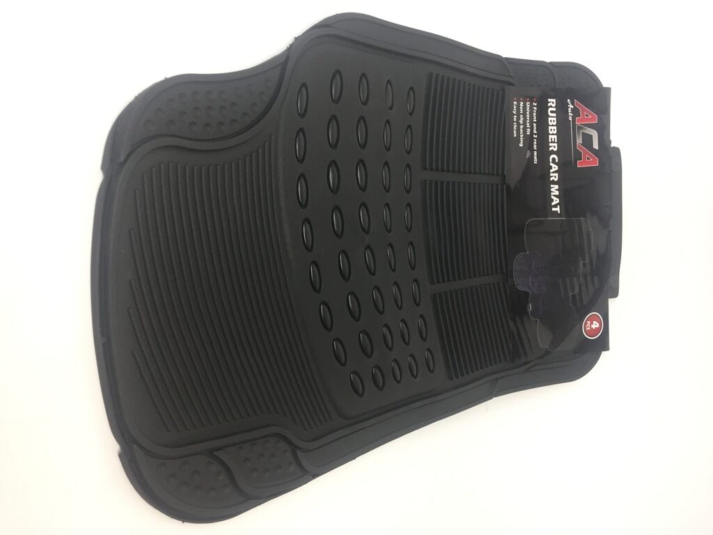Rubber Car Mat Set Black - Image 2