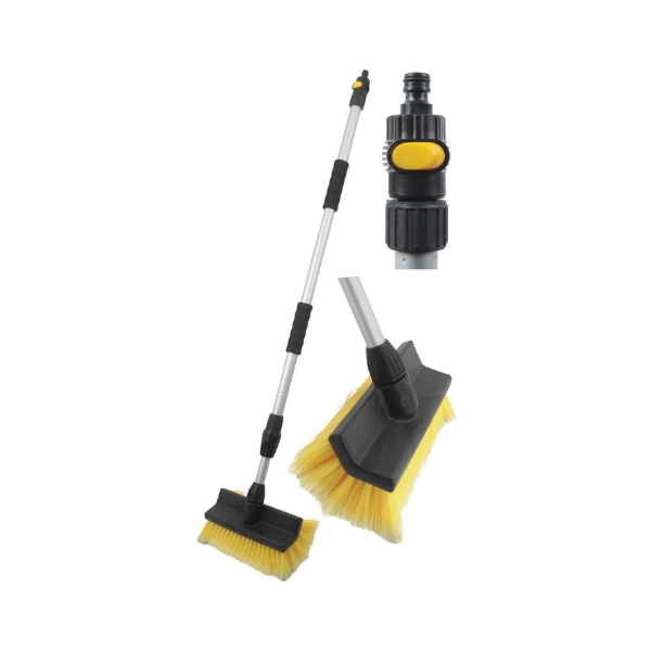 Extendable Wash Broom with Hose Pipe Adaptor - Image 4