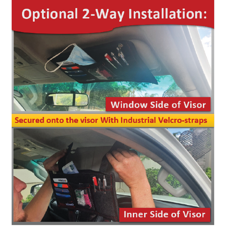 Vehicle Visor Organiser and Storage - Image 3