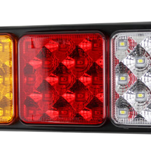 Rectangular Combination LED Lamp 13 Red + 13 Amber + 13 White