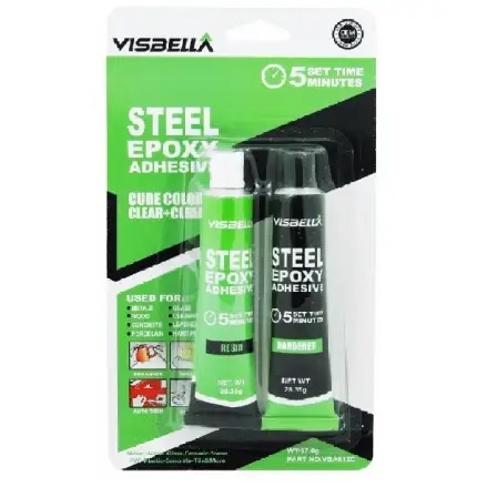 Visbella® Epoxy Steel Kwik-Set Clear