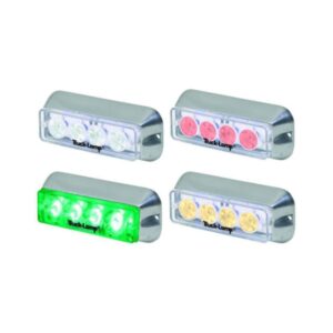 LED Strobe with Clear Lens and 4 Flash Patterns