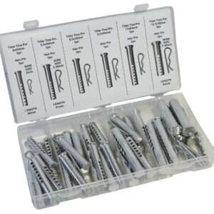 Clevis and Cotter Pin Set Assorted 56 Pcs