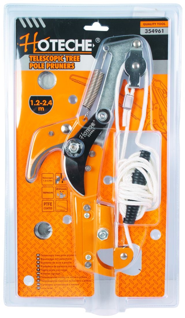 Hoteche Telescopic Pole Tree Pruner - 1.2 to 2.4 Meters