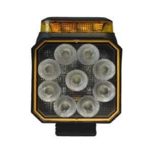 LED Work Lamp With Amber Warning Light