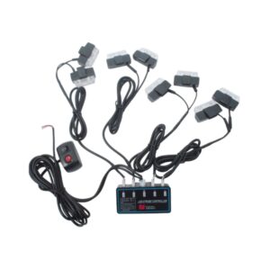 Grill Mount 12 Volt LED Strobe Warning Lamp Kit - Clear