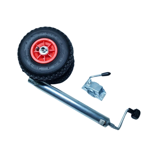Jockey Wheel Pneumatic Twin Tyre 48mm - Image 3