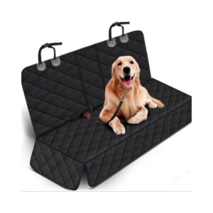 Dog Car Seat Cover with Side Flaps Universal Polyester Blend