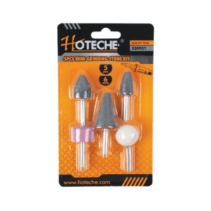 Hoteche 5 Piece 6mm Mini Grinding Stone Kit