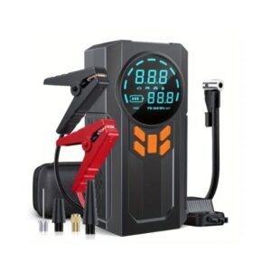 Portable Air Compressor and Jump Starter Kit