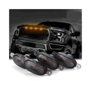 LED Grille Lights Amber 4Pc