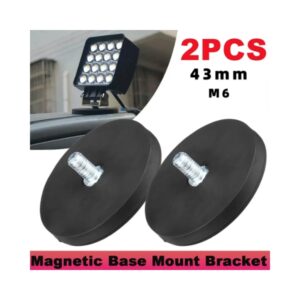 Magnetic Base LED Work Light Bar Holder 2Pc