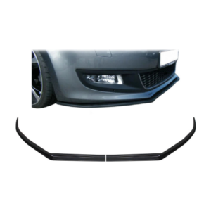 Polo 6 Blade 2PC Thin Front Lip - Gloss Black