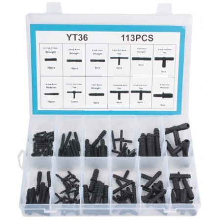 Water T-Piece & Straight Piece Set - 113PC