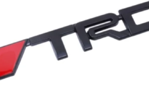 TRD Motorsport Matt Black Badge
