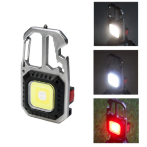 Multi Tool LED Torch - Rechargeable 4 in 1 Keychain