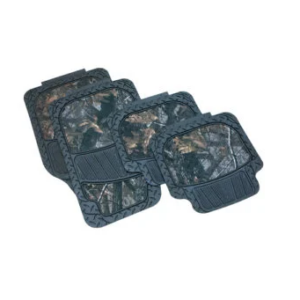 Car Mat Set - Rubber Camo Design - 4PC