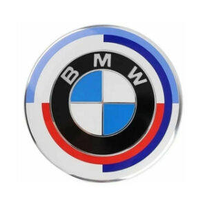 BMW Bonnet Badge 50 years Heritage 82 mm