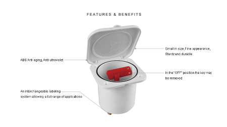Seaflo - Battery Isolator / Cut off Switch with Housing - Image 3