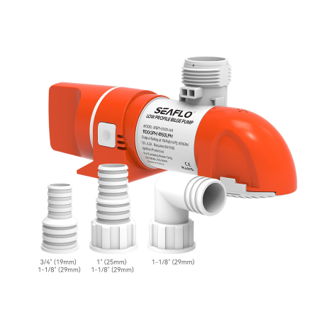 Seaflo - Narrow Low Profile Water Level Sensing Automatic Bilge Pumps 14A Series