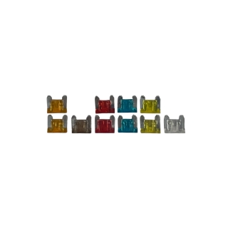 Toyota Mini Blade Fuse – 10 Pc - Assorted Amperages