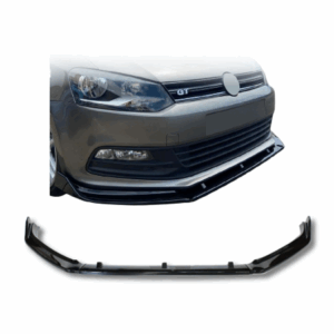 Polo 6 Slim Front Lip - Gloss Black - 3PC Maxton