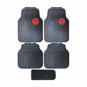 Car Mat Set Latex - VW Red Logo