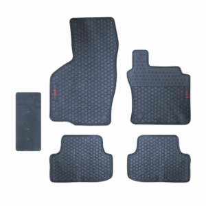 Car Mat Set Latex - VW Golf GTI 7/8 Red GTI Logo