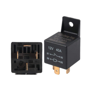 4 Pin Relay with Body Mounting - 40AMP - Bosch Type