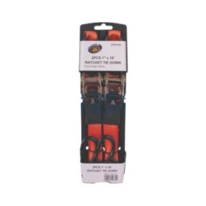 Ratchet Tie Down Set – 2 Piece 5m x 25mm – 1500kg Capacity