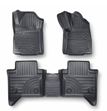 TPE Moulded Floor Mats – Toyota Hilux Double Cab 2016+ Automatic