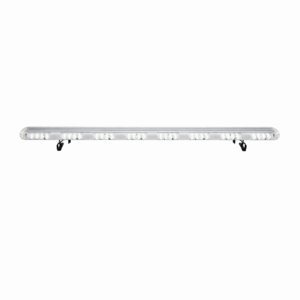 Security Light Bar - White LED with Clear Lens, 8 Flash Pattern with Control Box