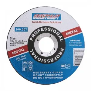 Steel Cutting Disc - 115 x 3 x 22mm