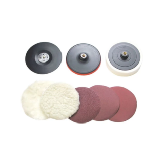 Polisher Kit - 180mm with Sanding Discs and Pads