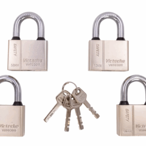Iron Padlock Set – 50mm Key Alike (4pcs)