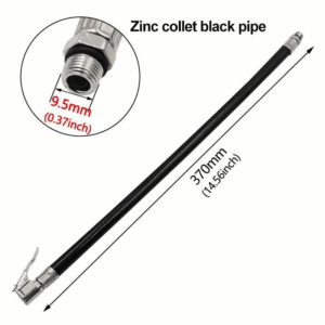 Tyre Inflator Extension Hose with Locking Air Chuck – 370mm
