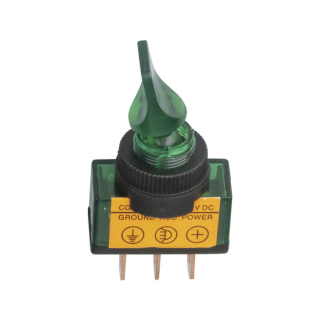 Duck Bill Toggle Switch with Light - Green - Image 3