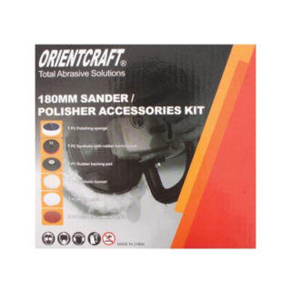 Polisher Kit - 180mm with Sanding Discs and Pads - Image 3