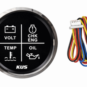 KUS 4 Function LED Warning Gauge 52mm