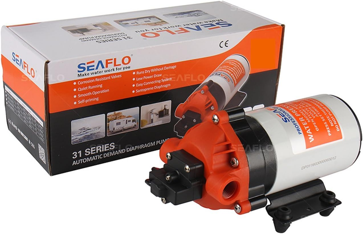 Seaflo High Pressure Water Pump 5.5LPM / 1.5GPM - Image 3