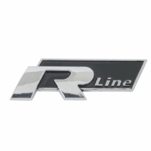 R-Line Body Decal / Sticker - Chrome and Black