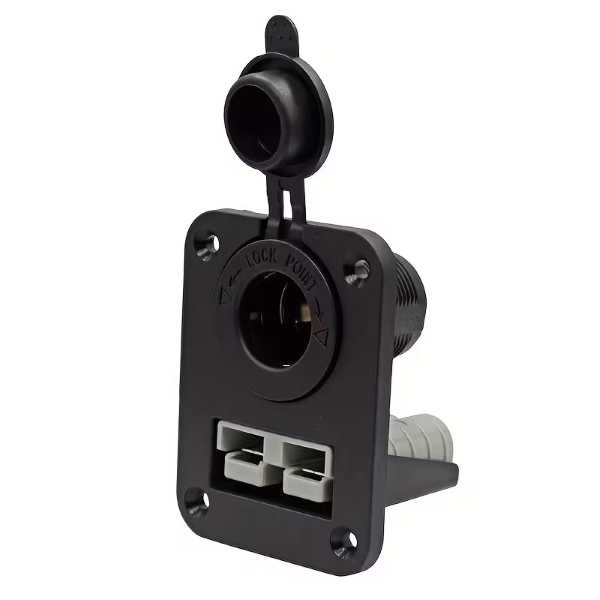 12V Anderson Car Plug & Lighter Socket Charger Flush Mount