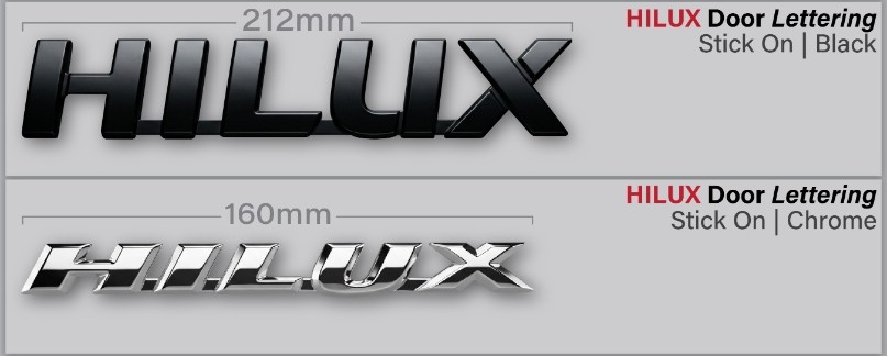 Toyota Hilux Door Badge