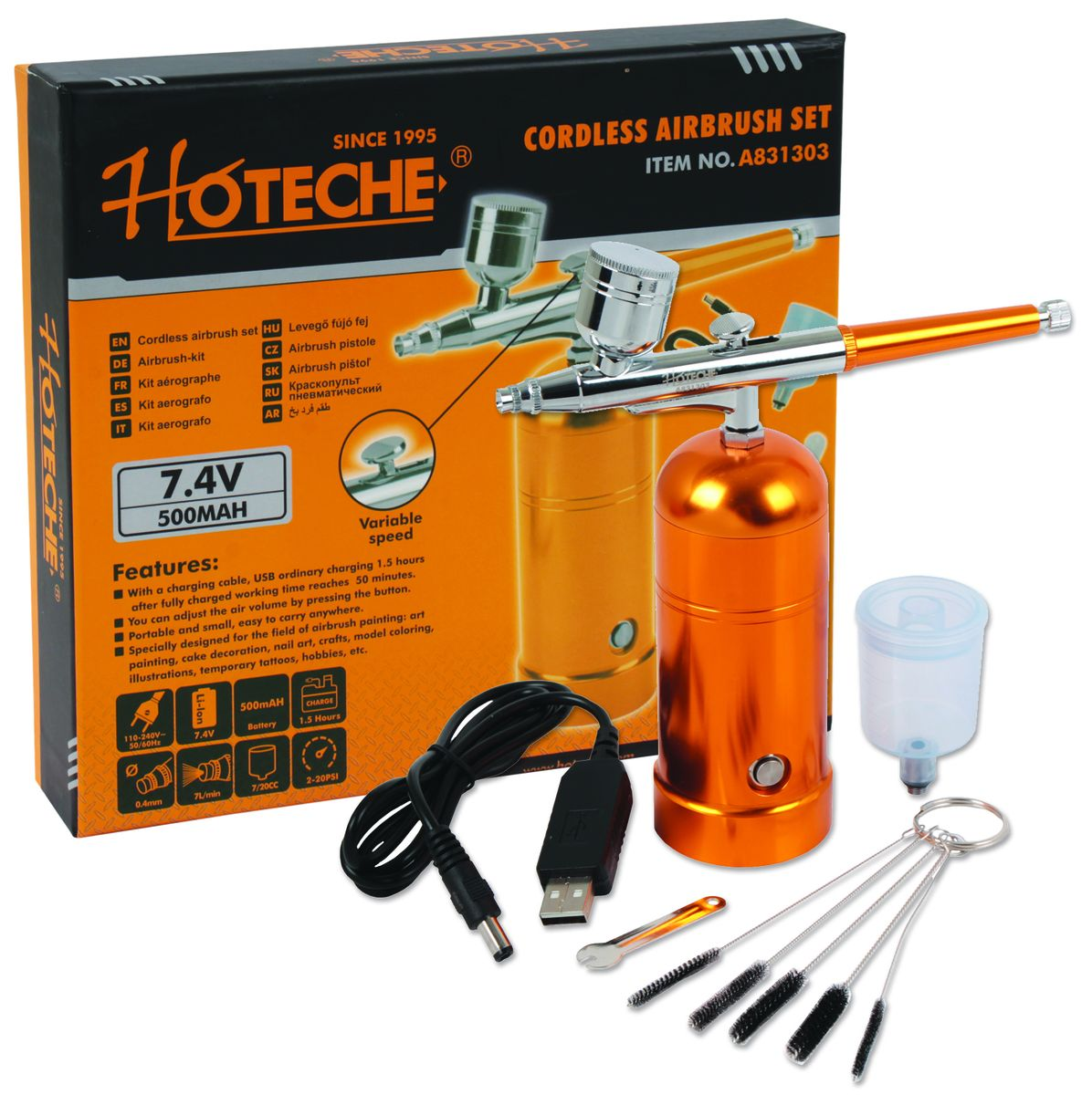 Hoteche Cordless Airbrush Kit - Image 3