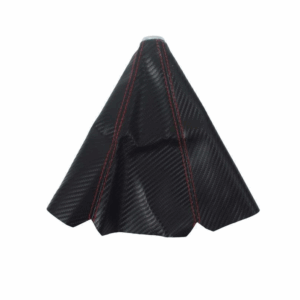Gear Boot Cover PVC Carbon with Red Stitch