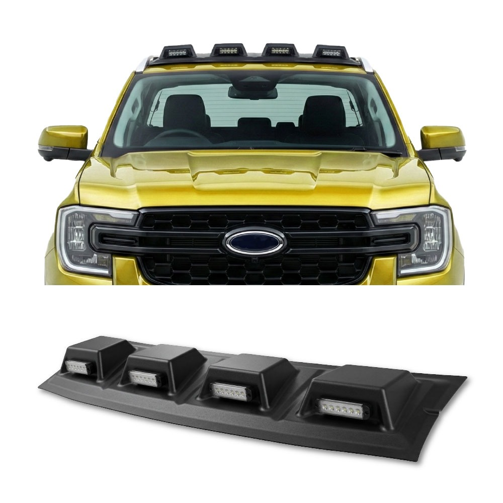 Roof Spoiler 4 x 6 LED for Ford Ranger 2023+