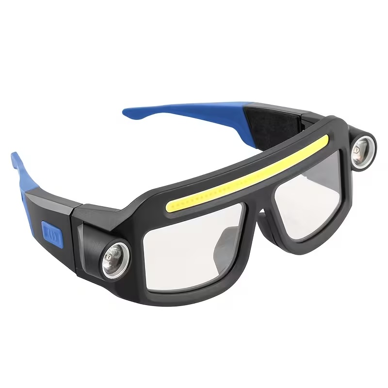 LED Safety Glasses with Light – Rechargeable