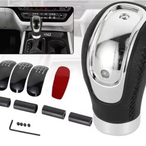 Universal Gear Knob 5 or 6 Speed - available in Black with Blue, Red or Black Stitch