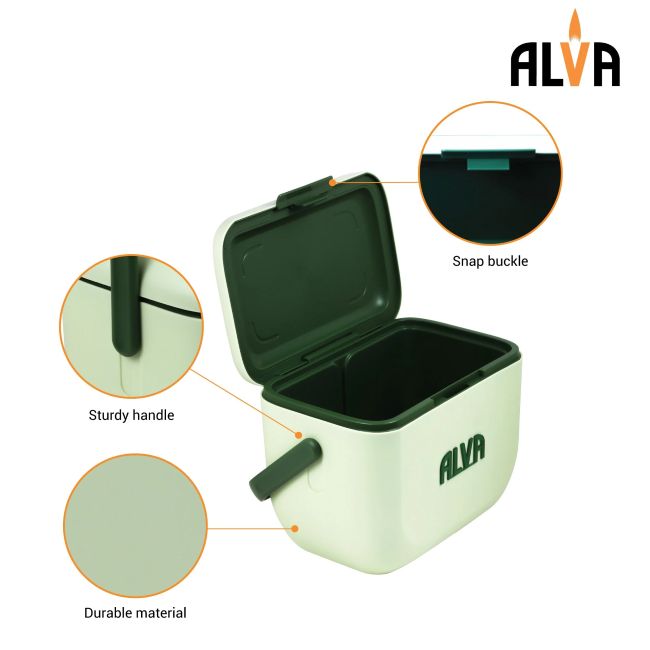 ALVA - 6L Cooler Box - Pistachio Green - Image 3